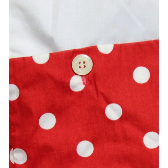 Mondays Child Outfit sz 2T Sailor Shirt Red Polka Dot Shorts Summer Ocean Unisex - Picture 2 of 6